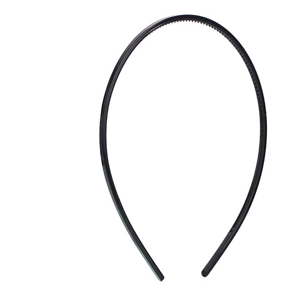 Simple Black Wide Headband 0.5/0.6/0.8/1.2/2/2.5cm Girl Women Plastic Hairband Toothed Anti-skid Head Hoop DIY Hair Accessories