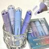 Soft Pastels Highlighter Markers, Chisels Tip Quick Dry Ink for Study Note Journaling and Clean Paper Page Marking