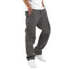 Herren Freizeithosen: Stilvolle, einfarbige Mehrzweck-Arbeitshosen im Streetwear-Stil mit Köperbindung und Used-Finish