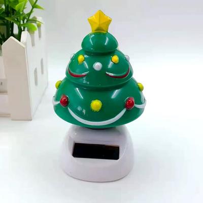 2025 New Christmas Desktop Car Decoration Solar Dancing Snowman Festival Christmas Gift Merry Home Santa Decoration Accesso Z6D2