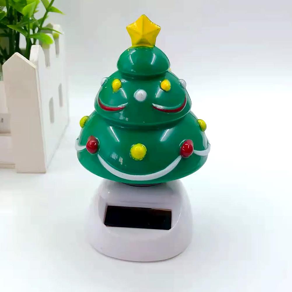 NOUĂ Seria de Crăciun Ornament de mașină pentru păpușă solară legănată Moș Crăciun, om de zăpadă, elan, decorație de birou pentru păpușă solară.