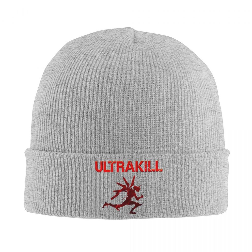 Ultrakill Video Game Accessories Warm Knitted Cap Winter Knit Bonnet Hat Skullies Beanies Hip Hop Caps for Unisex