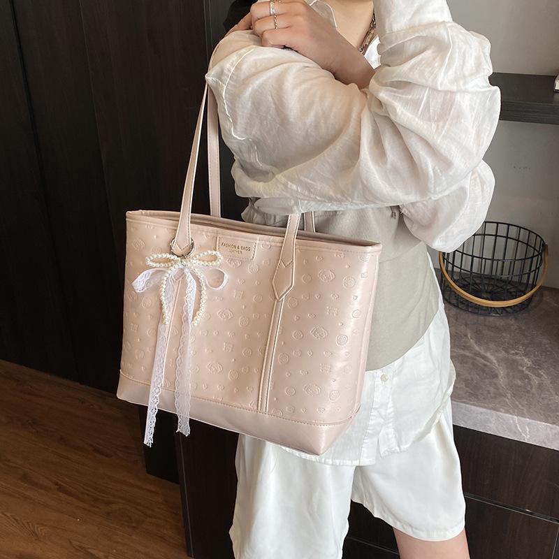 Borsa a Tote di Grande Capacità da Donna Nuova Moda Borsa a Spalla Versatile Borsa Casual da Pendolare