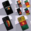 Flagge der Republik Kamerun für Samsung Galaxy M31 M55 M15 M11 M21 M13 M33 M35 M53 M14 M34 M54 M12 M32 M52 M06 M16 Hülle