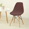 Jacqaurd Shell Chair Cover Stretch Dining Chair Slipcovers Solid Elastic Armless Seat Case Wedding Hotel Banquet