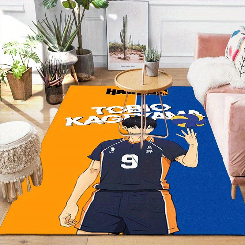 1pc Haikyu!! Pattern Area Rug, Anti Slip Non Shedding Stain Resistant Carpet
