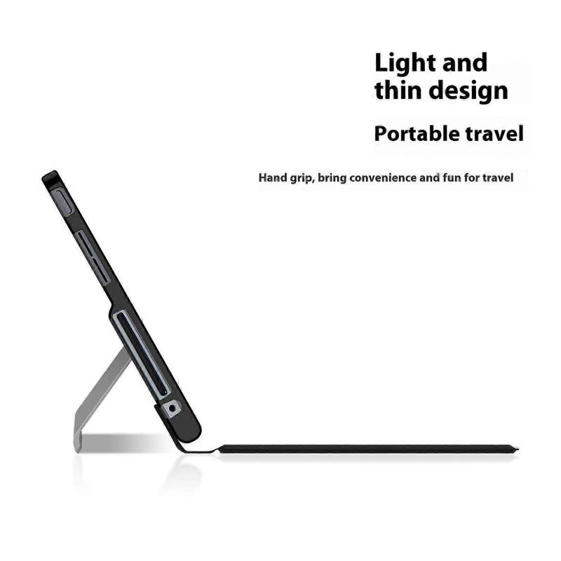 For Lenovo Tab Plus Leather Case+Bluetooth Keyboard with Backlight Trackpad