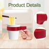 Instant Noodle Cup Handle Anti Scald Protection Versatile Practical Reusable with Fork Slot Soup