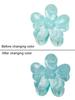 New Flower Hair Claws Gradient Fashion Shark Claws Hairpin For Girlschange Colour In The Sunlight Vacation Hair Accessories