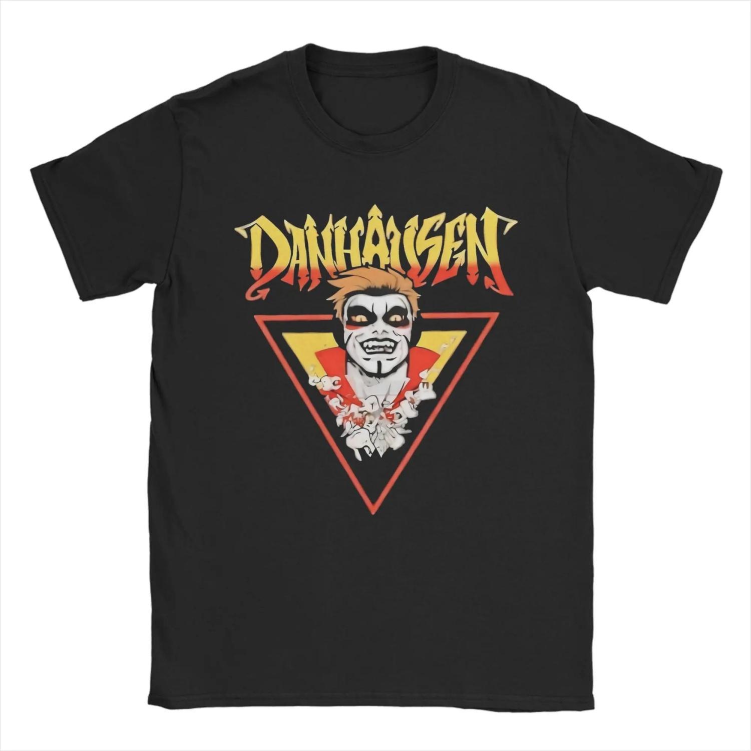 

Danhausen Wrestling Wrestler Print Pattern T-shirt, Men s Cotton T-shirt, Casual Streetwear S разноцветный