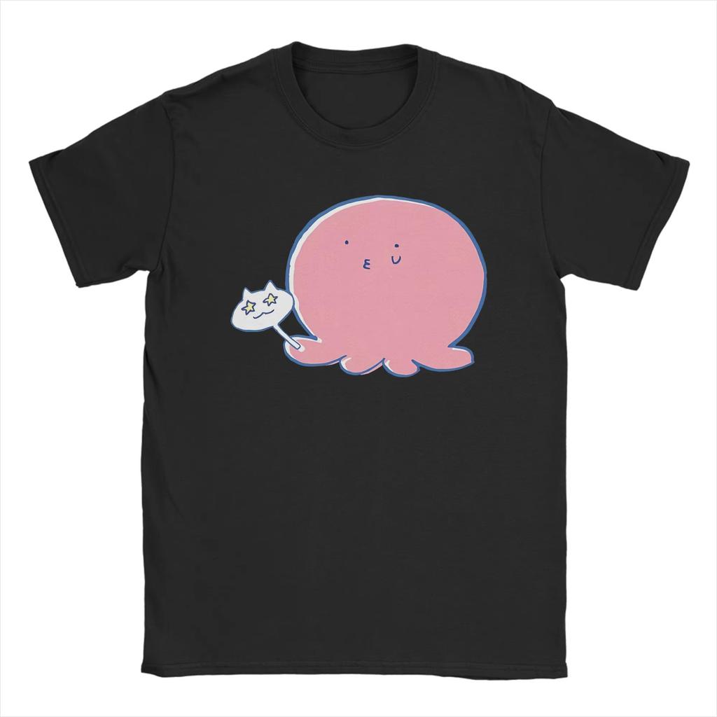 Takopii 2025 Anime Takopis ursprungliga synd Retro T-shirt Män Retro Ren Bomull T-shirts Sommar O-hals Fritids T-shirt Kläder