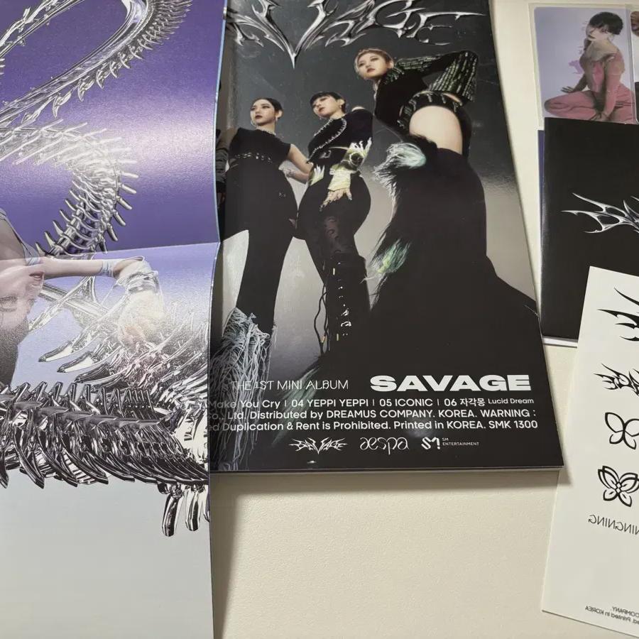 

Full Aespa Savage Album Composition