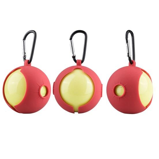 Yousheng Silicone Golf Ball Cover with Carabiner, Portable Standard Golf Ball Holder, Golf Ball Carrier Protective Sleeve, Golf Accessories, Gift for