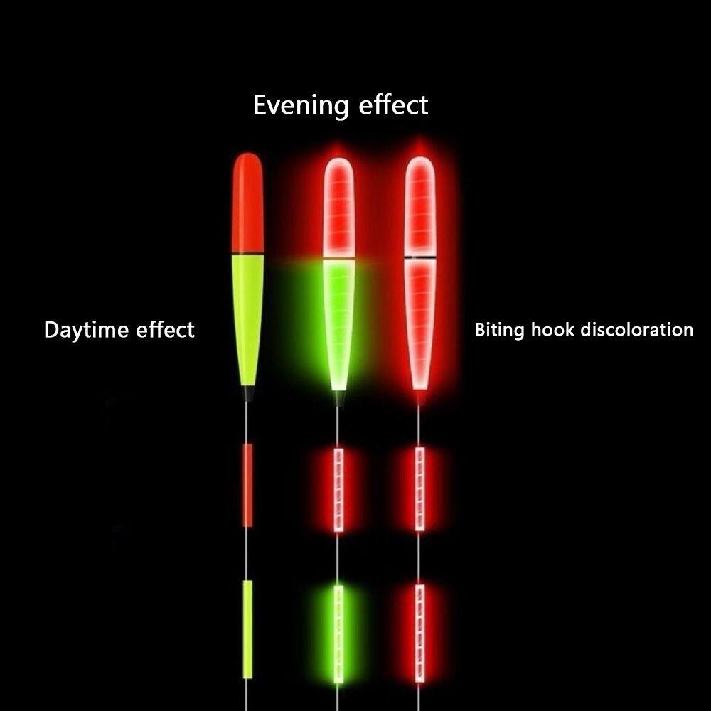 2pcs Ultra Sensitive LED Smart Float Luminous Electronic Float Luminous Float  Outdoor Fishing