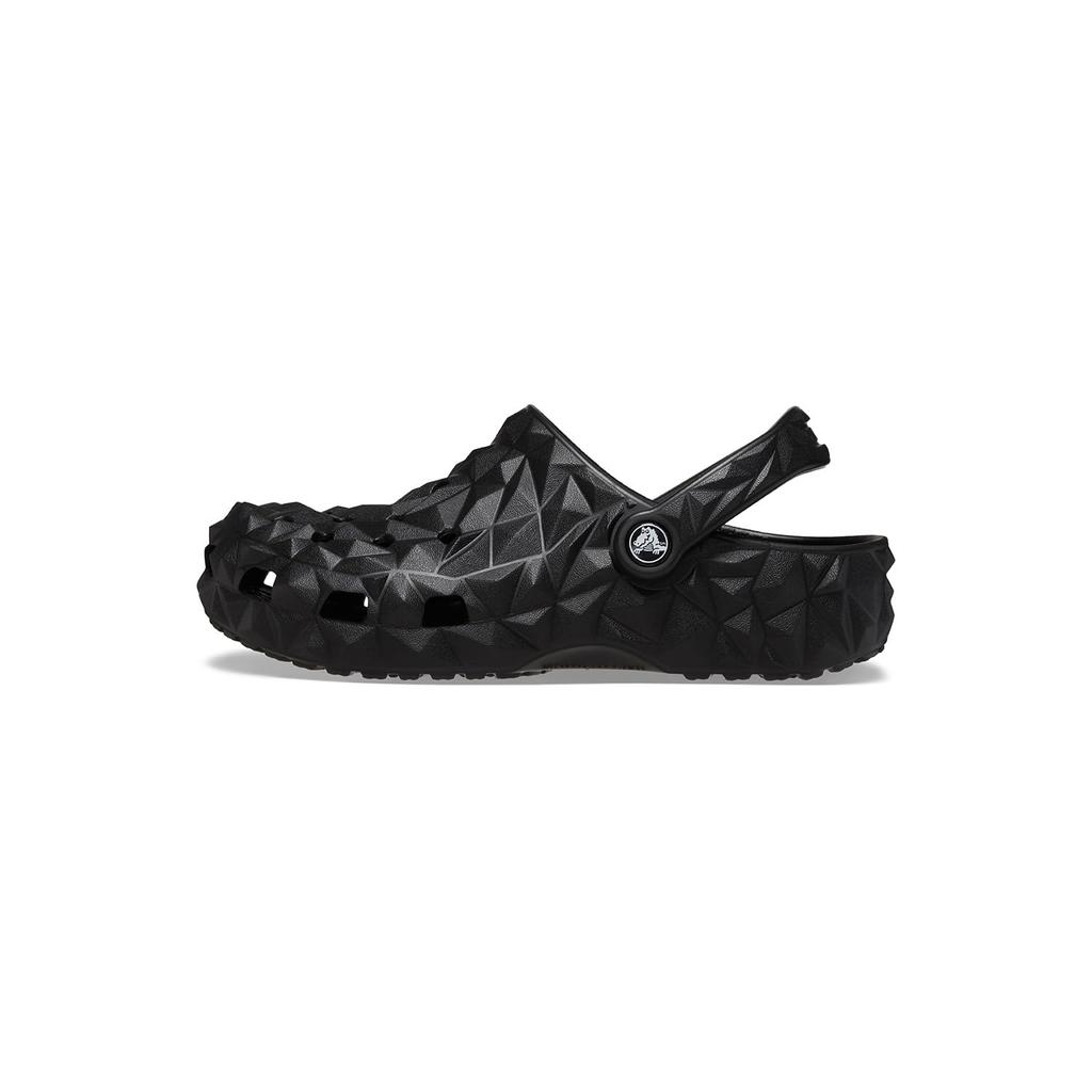 Crocs Classic Geometric Clog Sandals, Black, 22cm