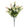 Artificial Flowers Bunch UV Resistant Artificial Plants Outdoor Faux Flowers