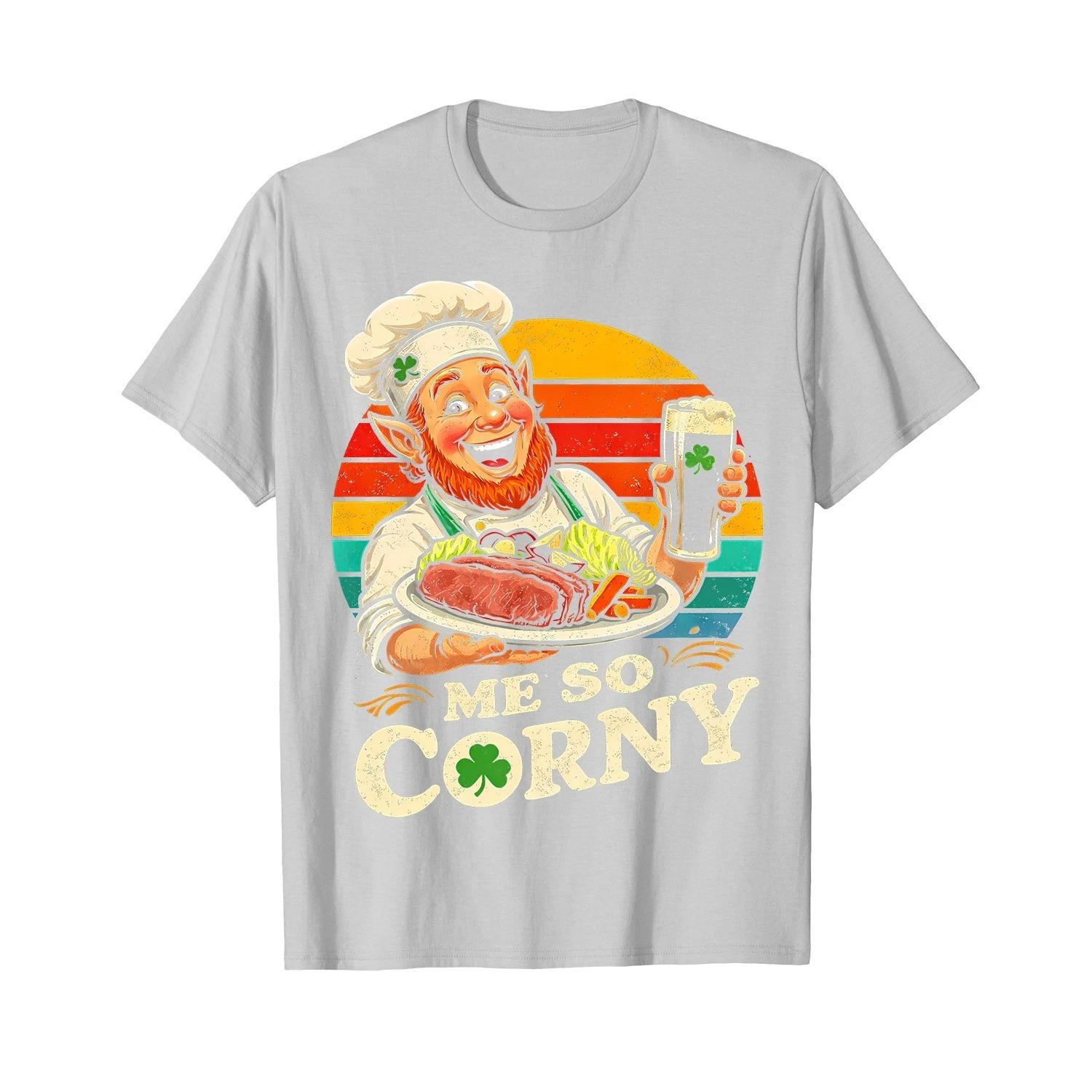 Me So Corny Beer Corned Beef And Cabbage St Patrick_s Day T-Shirt 3XL