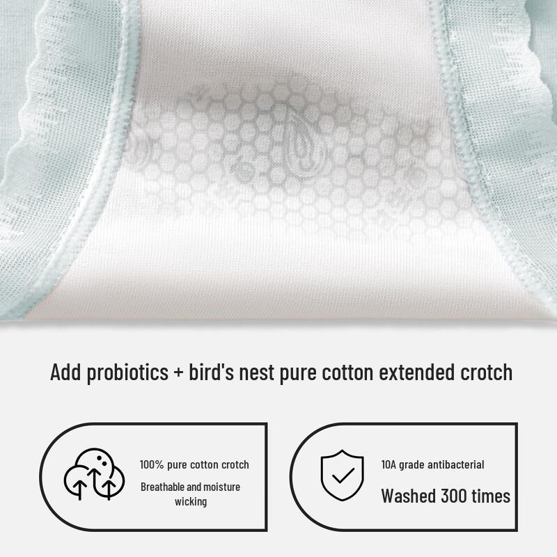 Ordifen 40S Modal Probiotic Antibacterial High-Waist Briefs 3-Pack