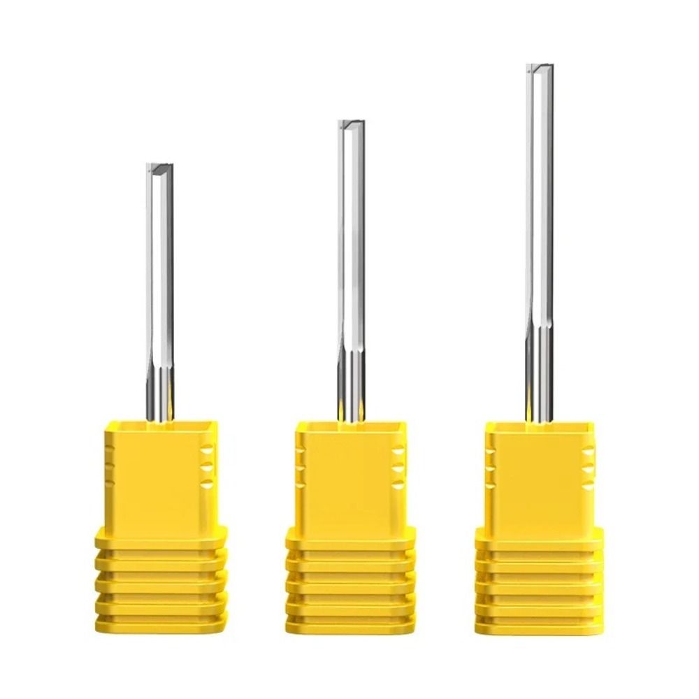 Tungsten Carbide 2 Flute End Mill 3.175mm Shank CNC Router Bit Engraving Bit Tools Woodworking