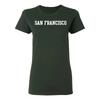 University of San Francisco Dons Basic Block Women's T-Shirt - Forest