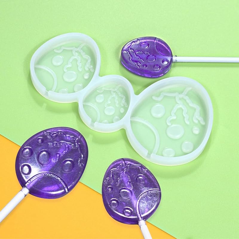 

mostsom Силиконовые формы для леденцов, Форма для шоколадных конфет, Формы для леденцов на палочке, Цветок, Соты, Формы для шоколада и твердых конфет, Без палочек, 2 шт. (D_ Соты) J_ Easter Egg