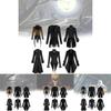 Charming Dark Fantasy Long Trench Coat For All Genders In Black And Brown Color Choices