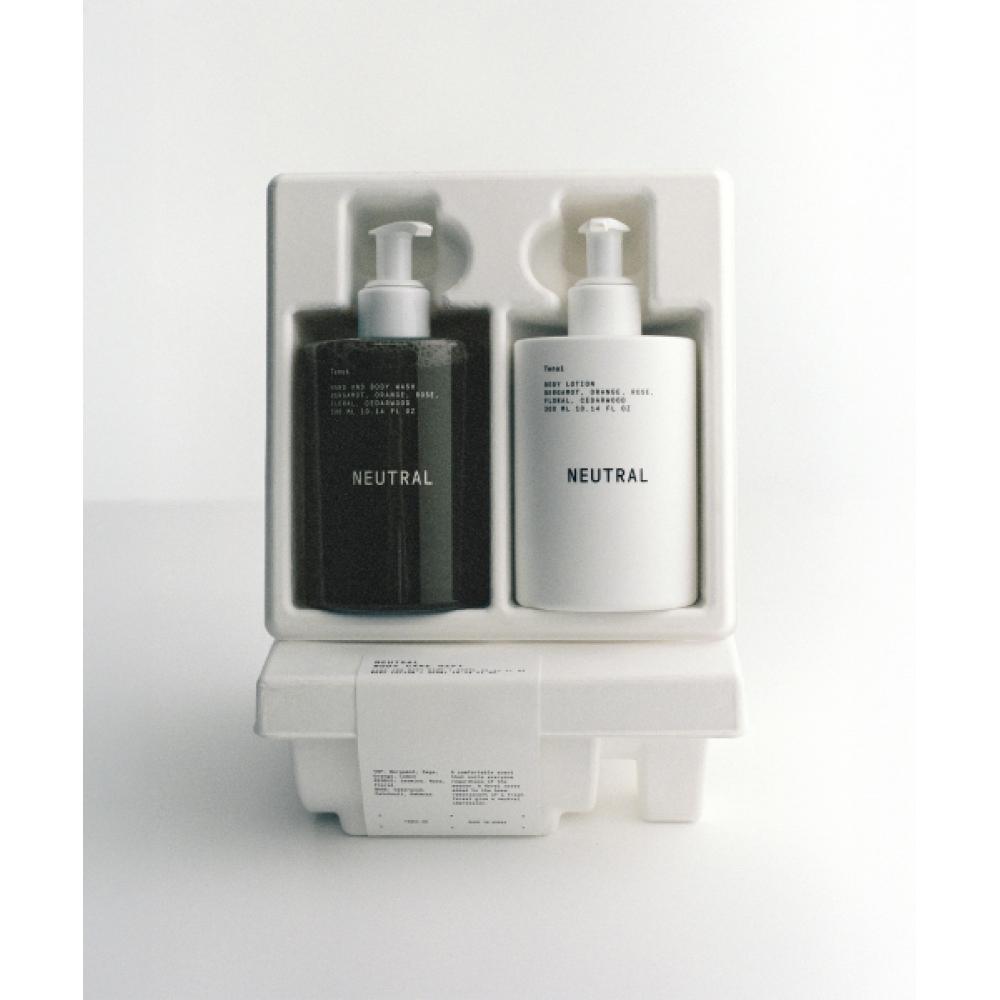 Tenui Body Care Gift Neutral 2 Types  Wash   Lotion 