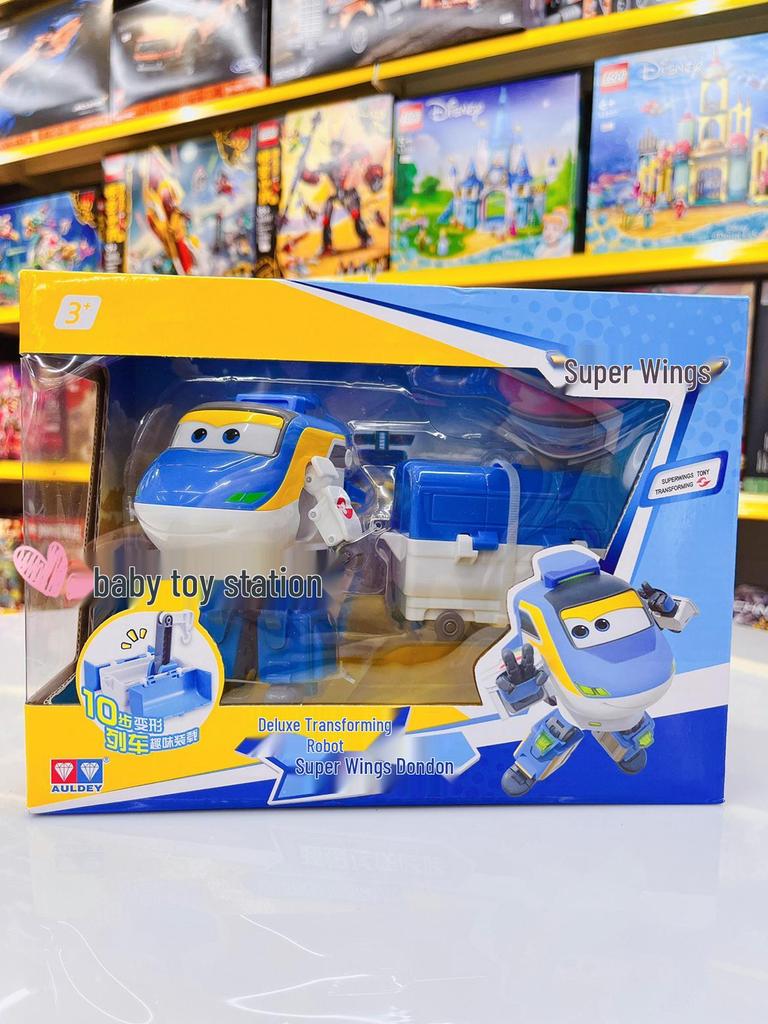 11-Piece Large Robot & Dinosaur Train Transformation Set for Boys