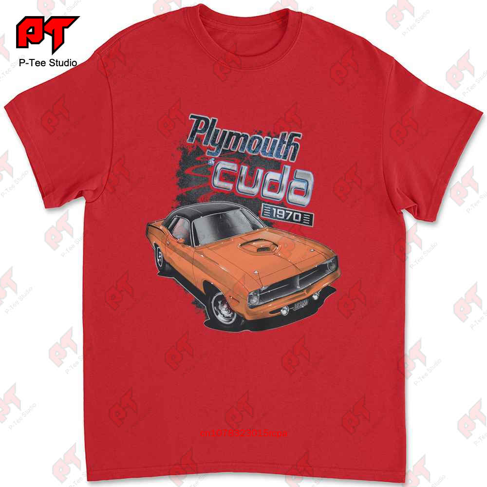 Muscle Car T Shirt 1970 Plymouth Barracuda Hemi Cuda Mopar Small To 6Xl And Tall C5Q9 S