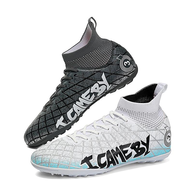 

Размер 31-48, футбольные бутсы, для мальчиков и девочек, для защиты от сломанных ногтей, искусственный газон, кожаные ступни, тренировочная обувь для молодежи и студентов 48