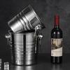 Stainless Steel Tiger Head KTV Ice and Champagne Bucket for Bars