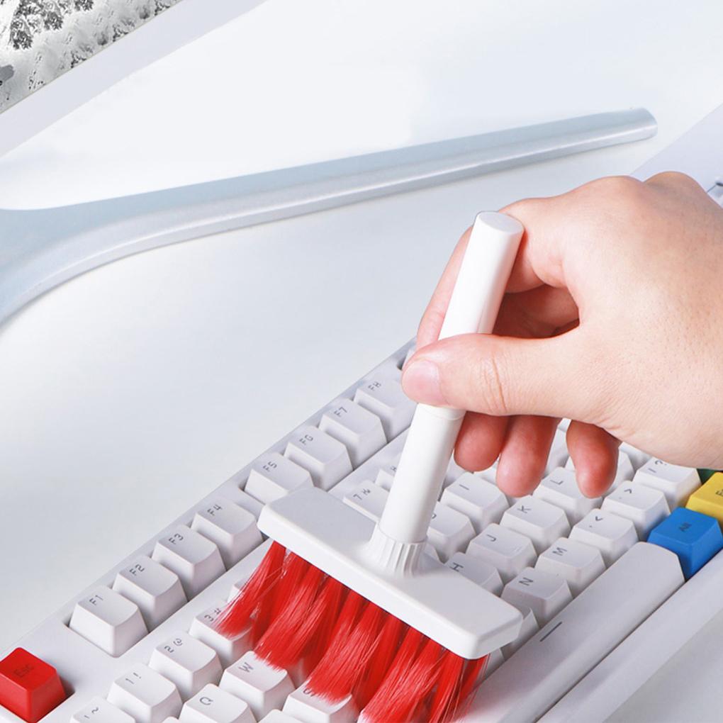 5-in-1 Multifunctional Keyboard Cleaning Brush Dust Remover Headphones Brushes Sweep Set Household Keycap Puller for Computer