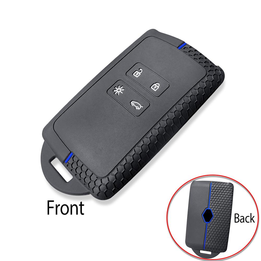 Silicone Car Key Case Cover for Dacia Duster Logan 3 Jogger Sandero for Renault Clio 5 Megane 4 Zoe Kadjar Captur Arkana Koleos