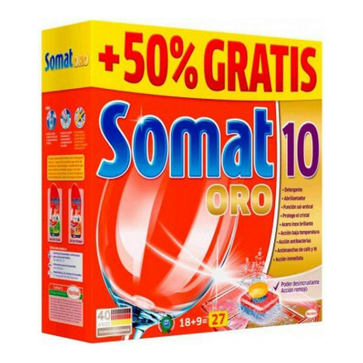 

Таблетки для посудомоечных машин Somat (18 единиц) TU прозрачный