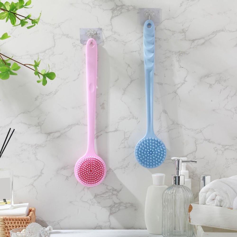 Anti Slip Shower Brush Soft Bristles Body Exfoliator High Quality Back Scrubber  Men and Women