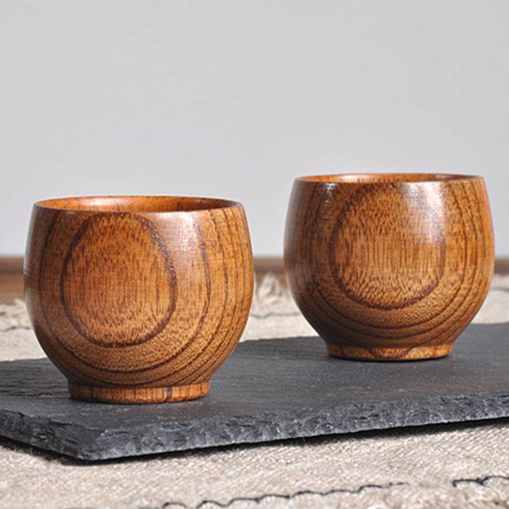 Creative Classical Handmade Water Mug Japanese-style Bar Drinkware Tea Cup Wooden Cup Coffee Cup Drinking Cup