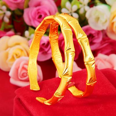 Die alte Methode erben, Shajin-Bambusarmband, neues und frisches Bambusarmband, beliebte Live-Übertragung, imitiertes Goldschmuckarmband