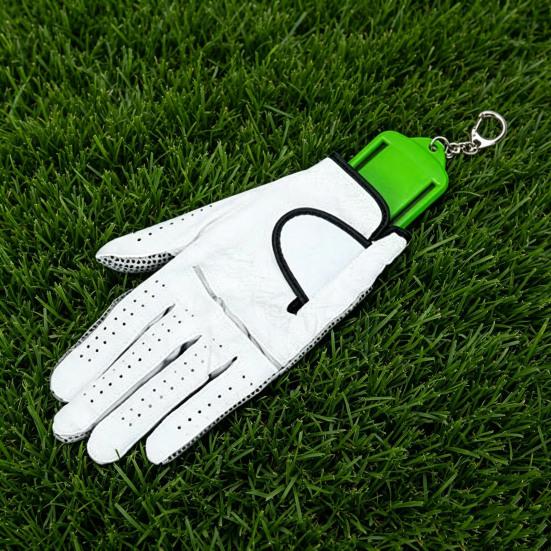 Golf Glove Holder Glove Stretcher Hanger with Keychain Golf Gloves Dryer Shaper Tool Keeper Rack Men Women Golfer Accessories