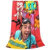 Danny Go Cartoon Music Education Fleece Throw Blankets Dance Blanket for Sofa Couch Warm Bedspreads Quilt Breathable
