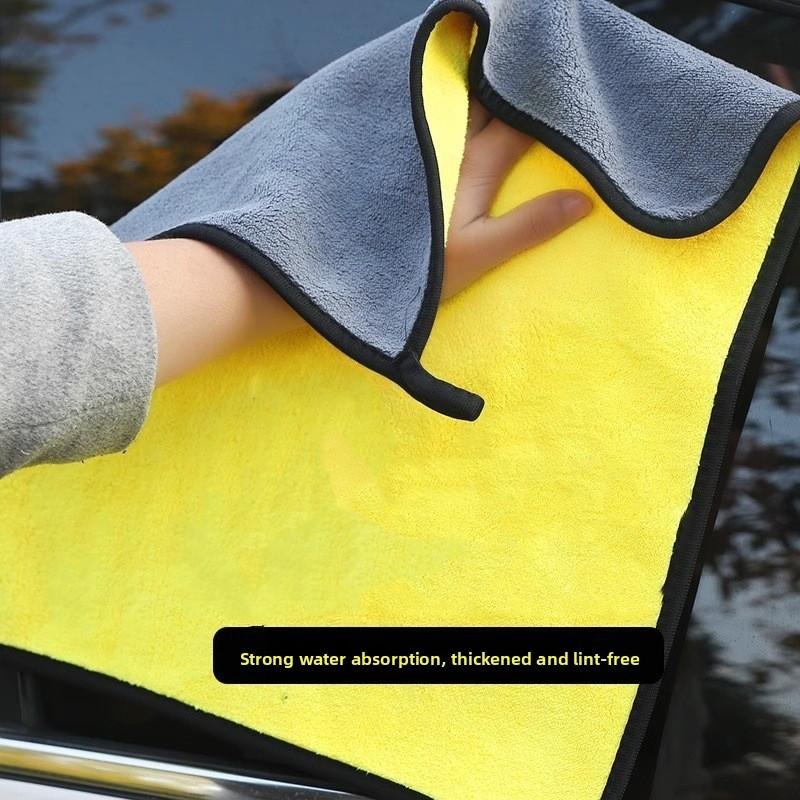 Pet Bath Towel With Coral Fleece Material Quick Absorption For Home And Car Cleaning