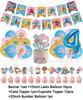 Cartoon Amazing World Birthday Party Decorations Gum&balles Balloon Banner Cake Topper  Rabbit Cat Anime Backdrop Kid Favor Gift