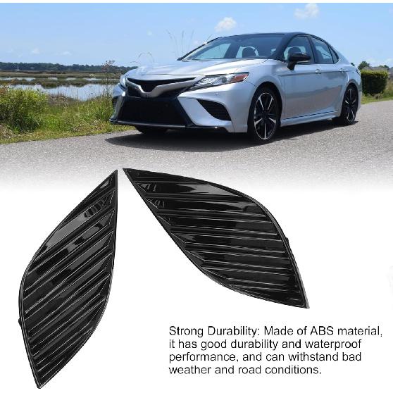 1 Pair Front Fog Lamp Bezel 81482 06170 Left Right Fog Lamp Cove Replacement for Camry SE XSE 2018 To 2020