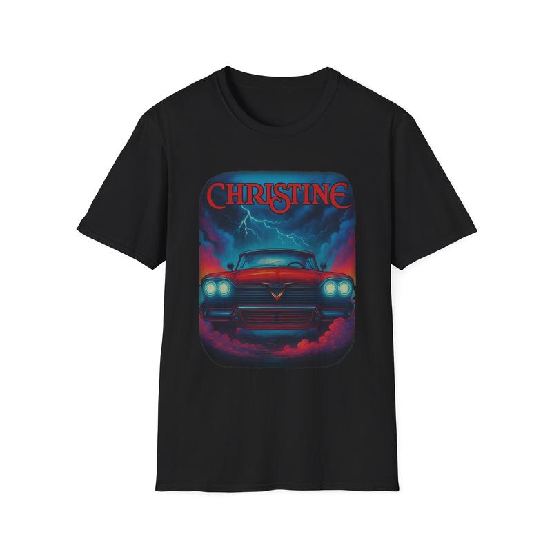 

Christine Movie Unisex T-Shirt, Vintage Horror Film Tee, Stephen King Fan Gift, Retro XXL
