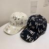 Colorful Graffiti Printed Baseball Cap for Women, Adjustable Sun Protection Outdoor Travel Baseball Cap