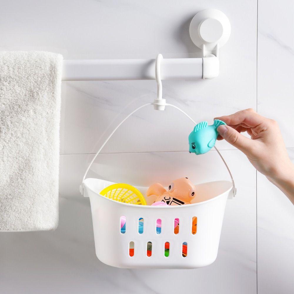 Drain Storage Basket Portable Shower Basket Durable Toiletry Box  Bathroom