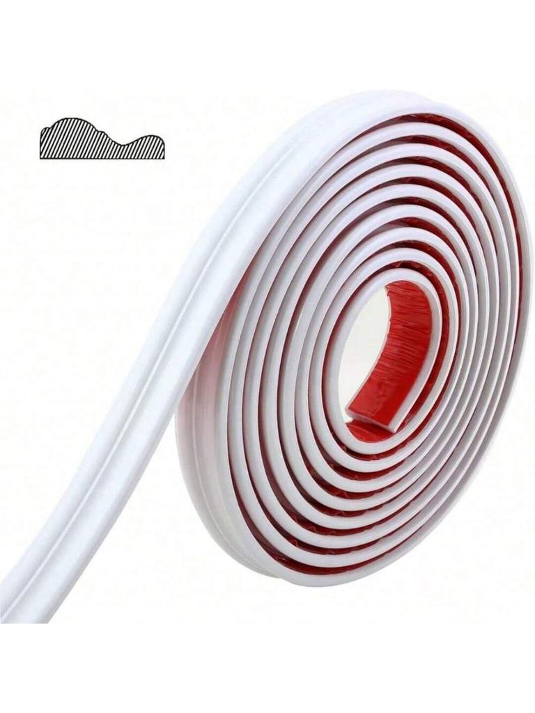 1PC 2M/78.74in Peel and Stick Molding Chair Rail Panel Flexible Wall Molding Trim Self Adhesive Panel Moulding for DIY