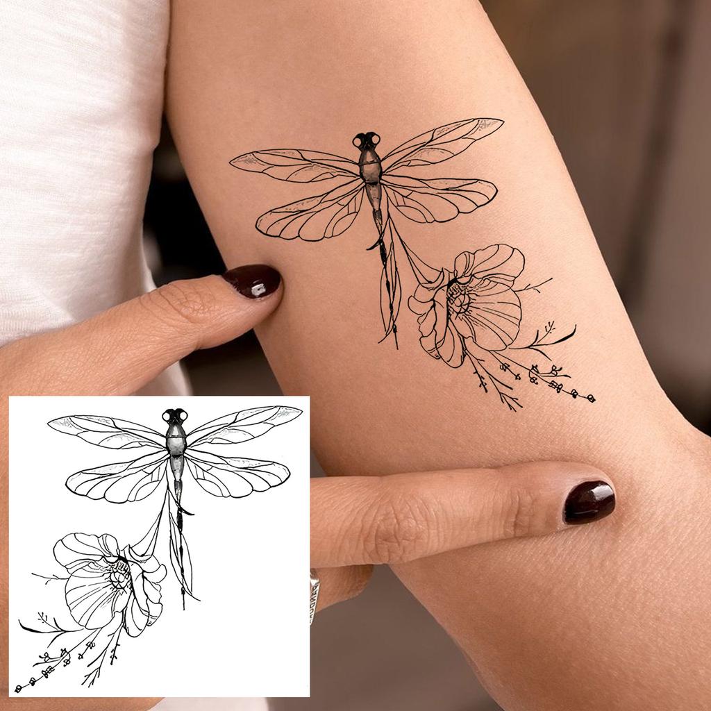 1 Sheet Butterfly Temporary Tattoos For Women Hands Clavicle Neck, Fake Tattoo Stickers Waterproof Long Lasting Realistic Tatoos