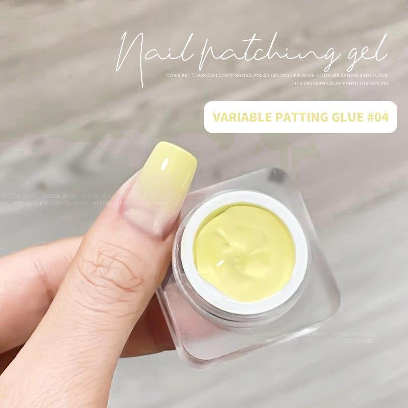 20-Color Summer Gradient Blush Gel: Versatile No-Wash Semi-Solid Nail Art