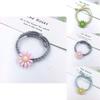 Beautiful Ins Women Daisy Hair Rope Headband With High-elastic Korean Rubber Band