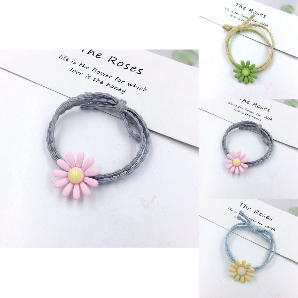 Beautiful Ins Women Daisy Hair Rope Headband With High-elastic Korean Rubber Band